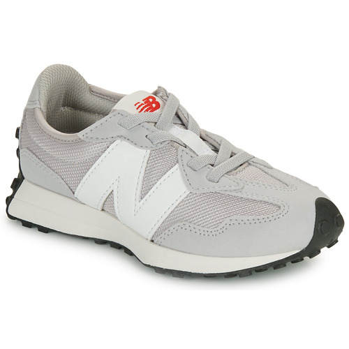 Zapatos Niños Zapatillas bajas New Balance 327 Gris / Blanco