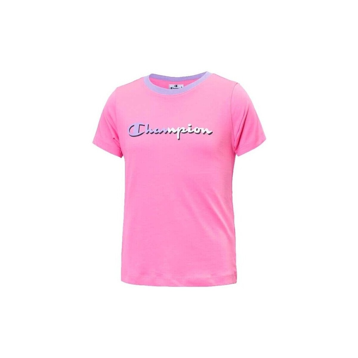 textil Niños Camisetas manga corta Champion 404670 PS074 Rosa
