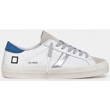 Zapatos Mujer Deportivas Moda Date D.A.T.E. Hill Low Calf White Blue Multicolor