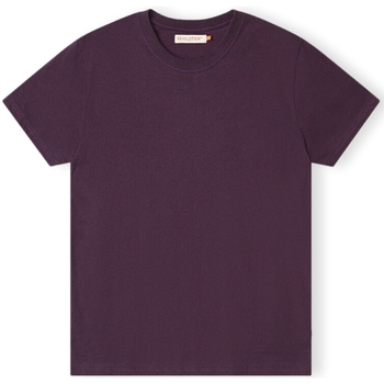 textil Hombre Tops y Camisetas Revolution T-Shirt Regular 1051 - Purple Melange Violeta