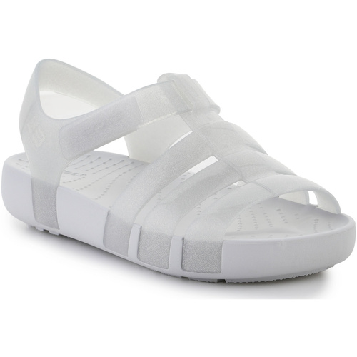 Zapatos Niña Sandalias Crocs Isabella Glitter Sandal 209836-0IC Gris