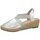 Zapatos Mujer Senderismo Mandarina Duck Alpargata metalizada Plata