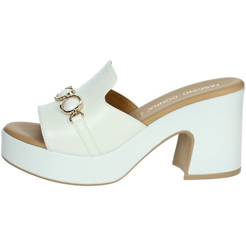 Zapatos Mujer Chanclas Fascino Donna 57110-E4 Blanco