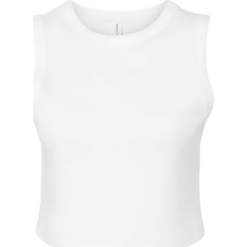 textil Mujer Camisetas sin mangas Bella + Canvas Muscle Blanco