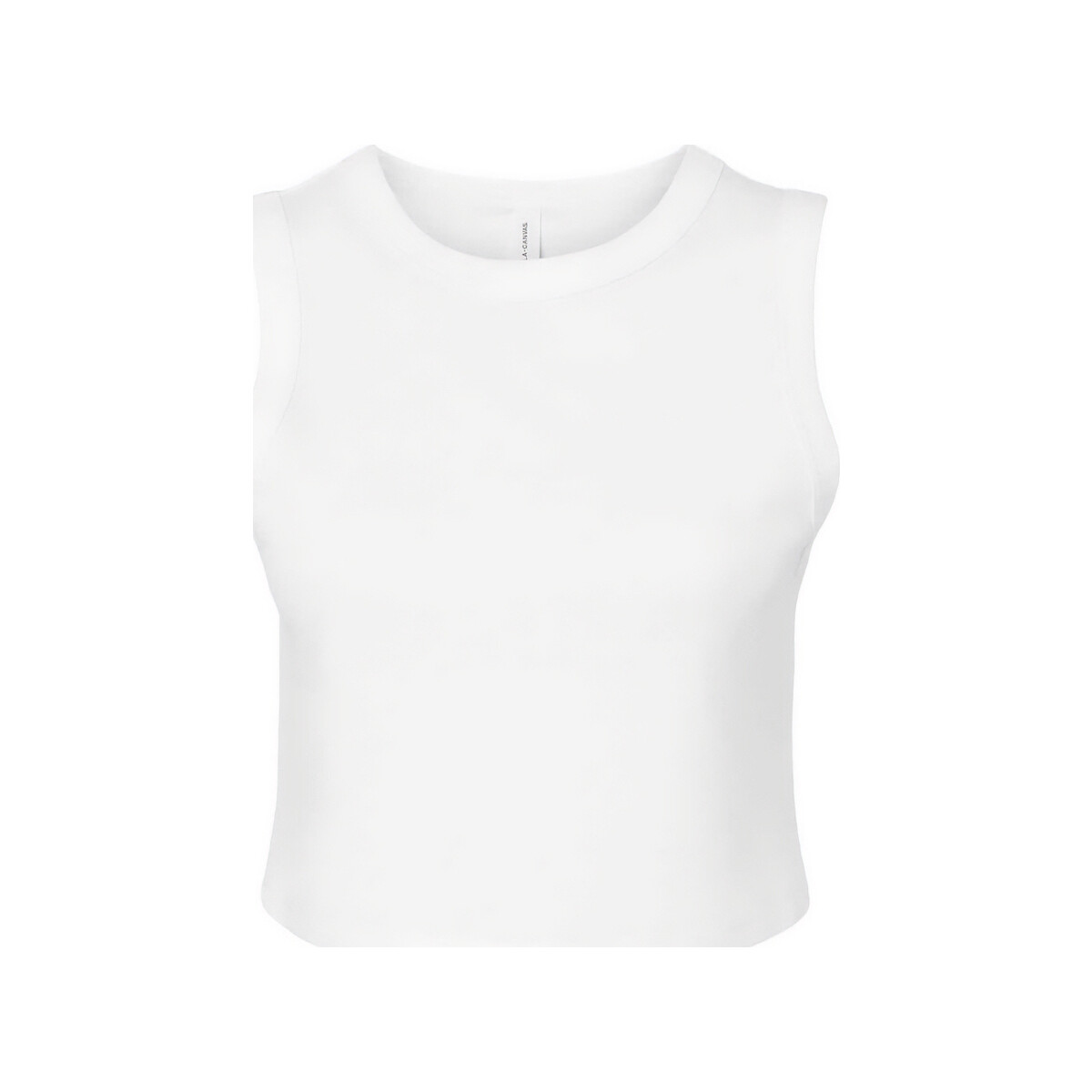 textil Mujer Camisetas sin mangas Bella + Canvas Muscle Blanco