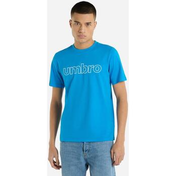 textil Hombre Camisetas manga larga Umbro UO2136 Azul