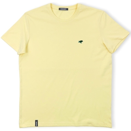 textil Hombre Tops y Camisetas Organic Monkey Ninja T-Shirt - Yellow Mango Amarillo