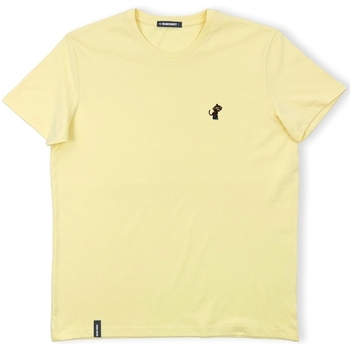 textil Hombre Tops y Camisetas Organic Monkey Ay Caramba T-Shirt - Yellow Mango Amarillo