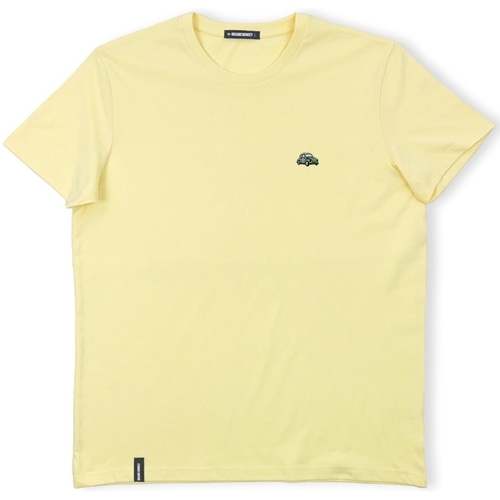 textil Hombre Tops y Camisetas Organic Monkey Summer Wheels T-Shirt - Yellow Mango Amarillo