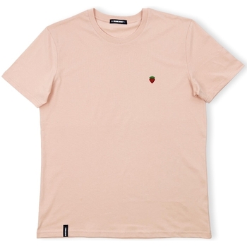 textil Hombre Tops y Camisetas Organic Monkey Strawberry T-Shirt - Salmon Rosa
