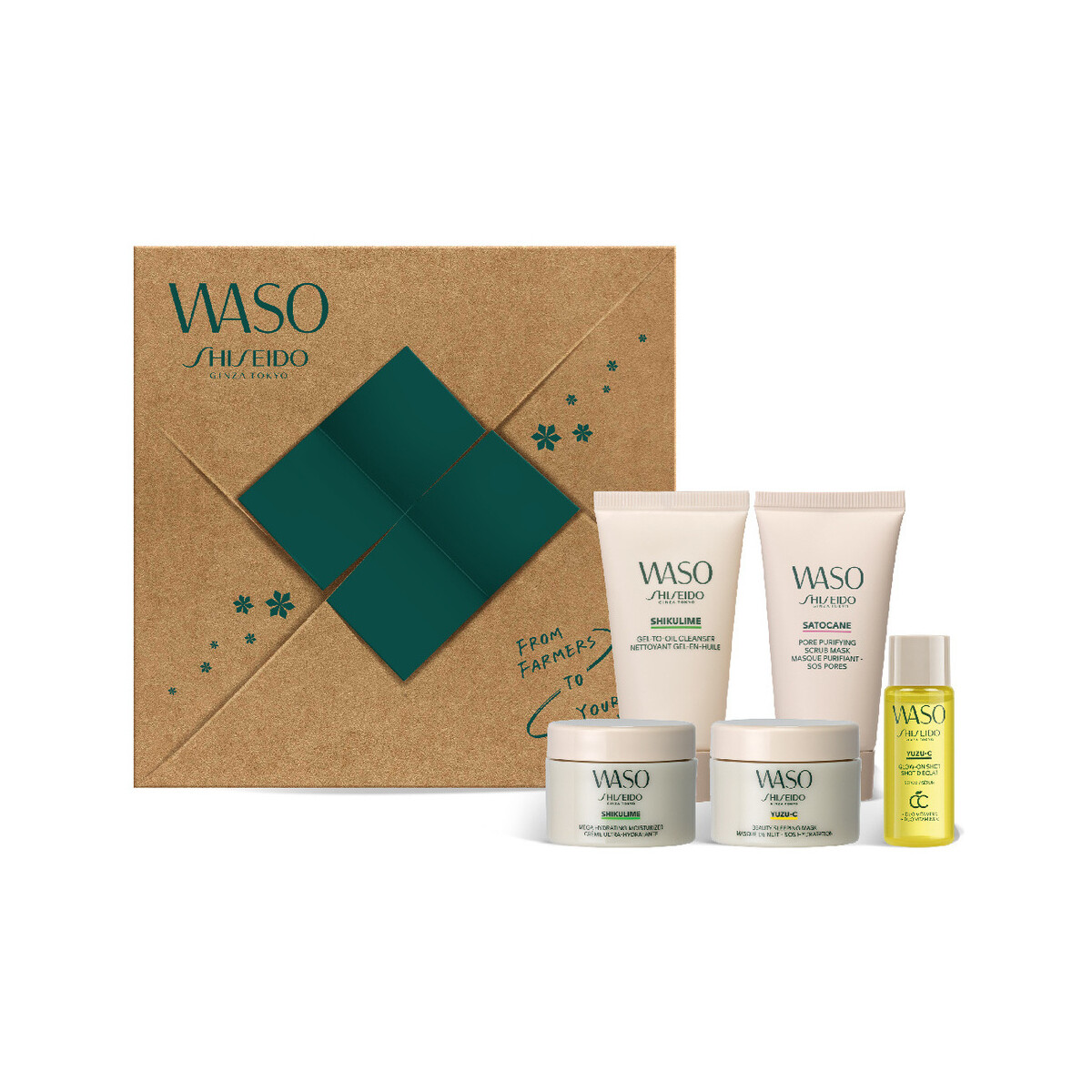 Belleza Mujer Hidratantes & nutritivos Shiseido Set My Waso Essentials 5 piezas Set My Waso Essentials 5 piezas
