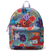 Bolsos Niños Mochila Herschel Herschel Heritage™ Youth Backpack  Paper Flowers Faded Denim Multicolor