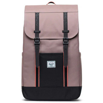 Bolsos Mochila Herschel Herschel Retreat™ Backpack Taupe Grey/Black/Shell Pink Multicolor