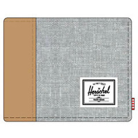 Bolsos Cartera Herschel Hank Wallet Light Grey Crosshatch/Natural Gris