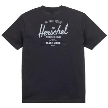 textil Camisetas manga corta Herschel Classic Tee Men's Black/White Negro