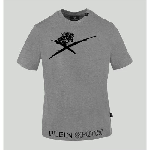 textil Hombre Camisetas manga corta Philipp Plein Sport - tips413 Gris