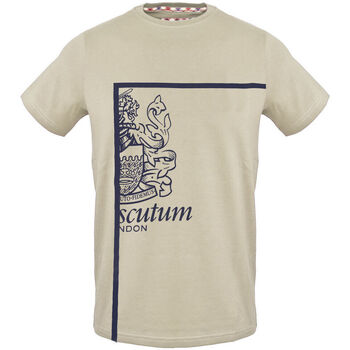 textil Hombre Camisetas manga corta Aquascutum - tsia127 Beige