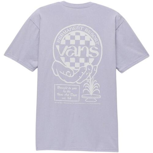 textil Hombre Tops y Camisetas Vans VN000G5PCR21 Violeta