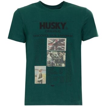 textil Hombre Tops y Camisetas Husky - hs23beutc35co196-tyler Verde