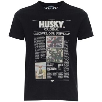 textil Hombre Tops y Camisetas Husky - hs23beutc35co196-tyler Negro