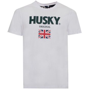 textil Hombre Tops y Camisetas Husky - hs23beutc35co177-john Blanco