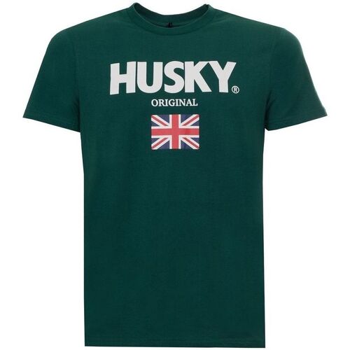 textil Hombre Tops y Camisetas Husky - hs23beutc35co177-john Verde