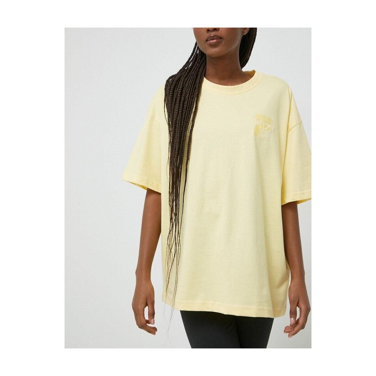 textil Mujer Tops y Camisetas Fila - faw0442 Amarillo