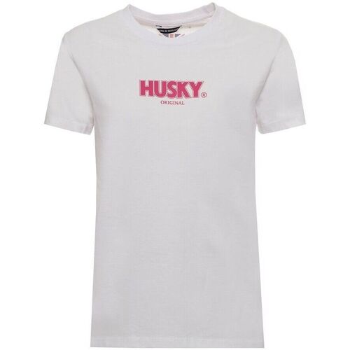 textil Mujer Camisetas manga corta Husky - hs23bedtc35co296-sophia Blanco