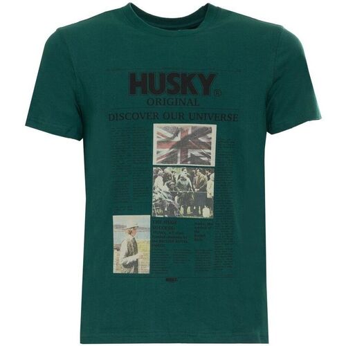 textil Hombre Camisetas manga corta Husky - hs23beutc35co196-tyler Verde