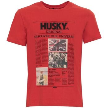 textil Hombre Camisetas manga corta Husky - hs23beutc35co196-tyler Rojo