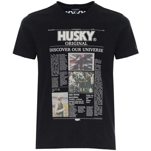 textil Hombre Camisetas manga corta Husky - hs23beutc35co196-tyler Negro