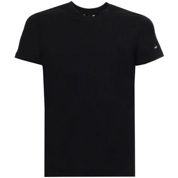 textil Hombre Camisetas manga corta Husky hs23beutc35co186-vincent-c002-f46 black Negro