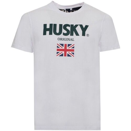 textil Hombre Camisetas manga corta Husky - hs23beutc35co177-john Blanco