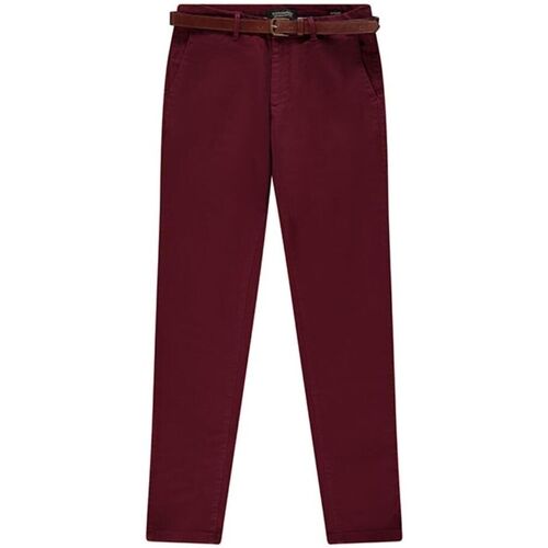 textil Hombre Pantalones chinos Scotch & Soda - 155052 Rojo