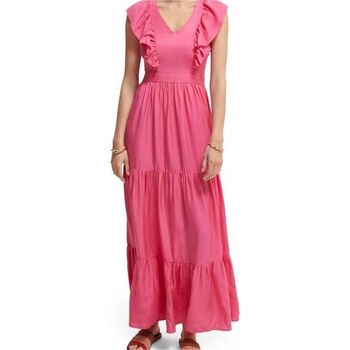 textil Mujer Vestidos largos Scotch & Soda - 166650 Rosa