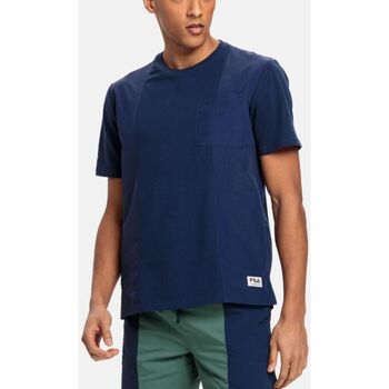 textil Hombre Camisetas manga corta Fila - fam0370 Azul
