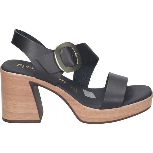 Zapatos Mujer Sandalias Spar Woman 5395 Negro