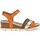 Zapatos Mujer Sandalias Dorking SANDALIAS DE PIEL CON CUÑA  GOLD D9320 MULTI Naranja