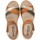 Zapatos Mujer Sandalias Dorking SANDALIAS DE PIEL CON CUÑA  GOLD D9320 MULTI Naranja