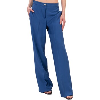 textil Mujer Pantalones fluidos Vicolo TB0049 Azul