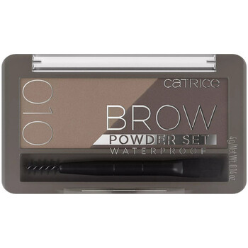 Belleza Mujer Perfiladores cejas Catrice Brow Powder Set Waterproof Duo - 10 Ash Blond - 10 Ash Blond Negro