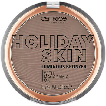 Belleza Mujer Colorete & polvos Catrice Polvo Bronceador Luminoso Holiday Skin Bronzer Marrón