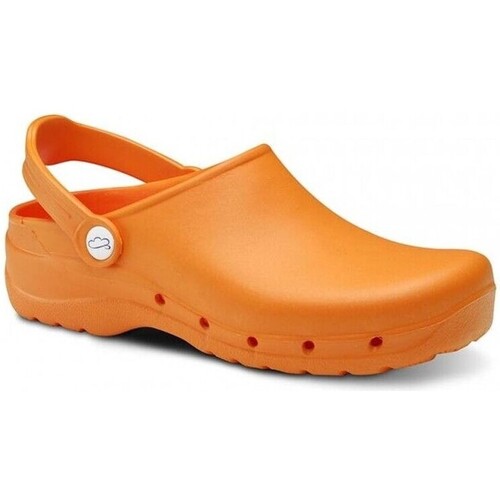 Zapatos Mujer Zuecos (Clogs) Feliz Caminar FLOTANTES Naranja