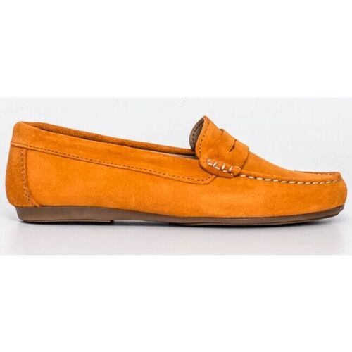 Zapatos Mujer Mocasín Heymo 24065258 Naranja