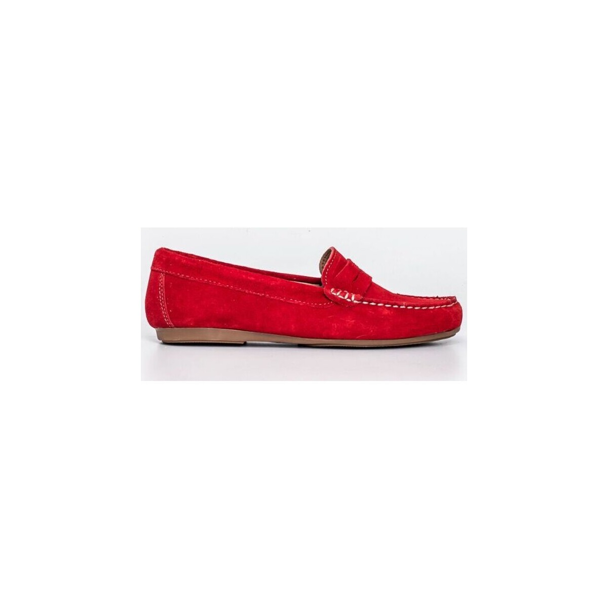 Zapatos Mujer Mocasín Heymo 24065259 Rojo