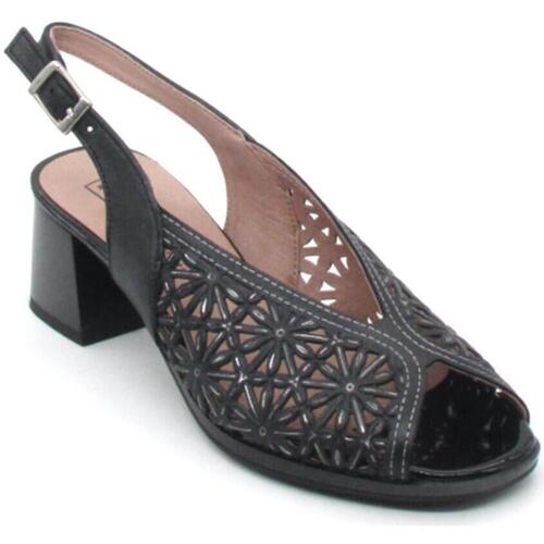 Zapatos Mujer Sandalias Pitillos 5691 Negro