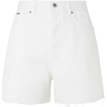 textil Mujer Shorts / Bermudas Pepe jeans PL80112TC1 000 Blanco