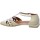 Zapatos Mujer Zapatos de tacón Angel Alarcon Decollete Donna Avorio Namia 24001 Blanco