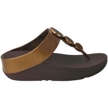 Zapatos Mujer Zuecos (Mules) FitFlop HJ1-012 Oro
