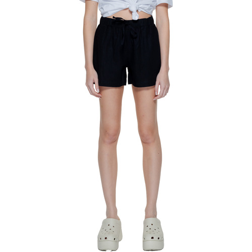 textil Mujer Shorts / Bermudas Only Onlcaro Mw Linen B Pull-Up Cc 15314055 Negro